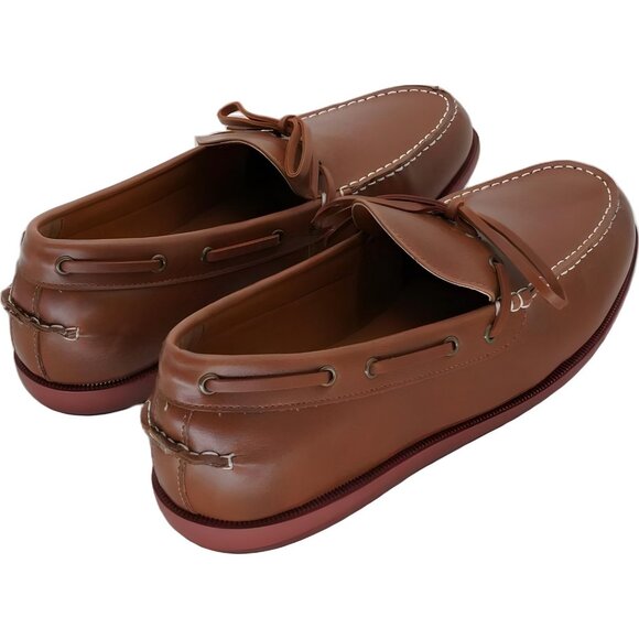Club Room Men\'s Sean Boat Loafers Cognac Stylish Moccasin 11 main image 4